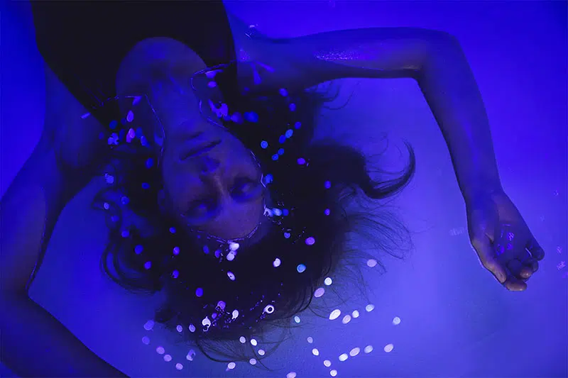 Lady floating in The Forge Therapy Centre’s new float room